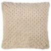 B&M Waffle Faux Fur Cushion - Natural 2 B&M Waffle Faux Fur Cushion - Natural -Household Product Store 380491 waffle faux fur cushion natural