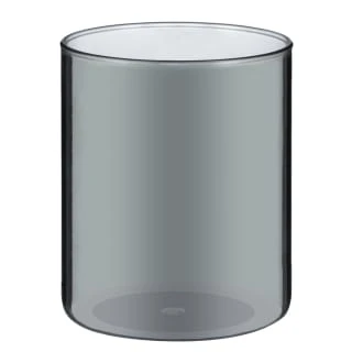 B&M Urban Paradise Small Smokey Glass Jar With Stainless Steel Lid 4 B&M Urban Paradise Small Smokey Glass Jar With Stainless Steel Lid - Image 2