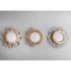 B&M Rattan Mirror 3pk