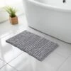 Retreat Knitted Bath Mat 50 X 80cm - Grey 2 Retreat Knitted Bath Mat 50 X 80cm - Grey -Household Product Store 381560 retreat knitted bath mat grey