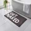 Get Naked Tufted Bath Mat - Black 1 Get Naked Tufted Bath Mat - Black -Household Product Store 381570 charcoal get naked bath mat