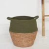 Eze Two-Ton Wicker Basket - Green 2 Eze Two-Ton Wicker Basket - Green -Household Product Store 381898 eze green basket