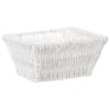 B&M Syros Mini Wicker Basket - White -Household Product Store 381905 syros mini basket white