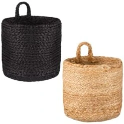 B&M Thera Hanging Storage Basket - Black 5 B&M Thera Hanging Storage Basket - Black -Household Product Store 381912 381913 thera hanging basket main