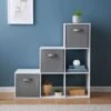 Lokken 1-2-3 Shelving Unit & Baskets - White 1 Lokken 1-2-3 Shelving Unit & Baskets - White -Household Product Store 383073 lokken 1 2 3 cube white with 3 baskets