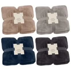 Heritage Collection Aspen Faux Fur Throw - Navy -Household Product Store 383178 383180 383182 383183 aspen throw group