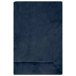 Heritage Collection Aspen Faux Fur Throw - Navy -Household Product Store 383180 aspen throw navy 31