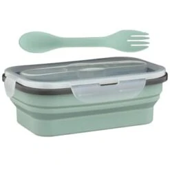 B&M Collapsible Lunch Box - Sage -Household Product Store 383522 collapsible lunch box 8