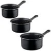 Simply Everyday Sauce Pan Set 3pk 1 Simply Everyday Sauce Pan Set 3pk -Household Product Store 383599 3 sauce pan set group