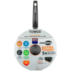 Tower Cerastone Multi-Pan 28cm -Household Product Store 383608 28cm cerastone multi pan