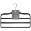 B&M Velvet Trouser Hangers 3pk - Black