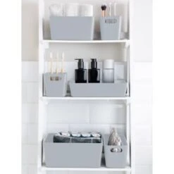 Soho Storage Tub 10 X 10 X 10cm - Grey -Household Product Store 384404 384408 384417 soho box grey group1