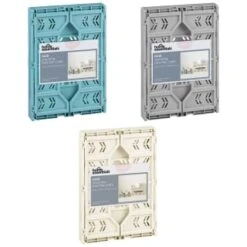 Midi Stacking Fold Flat Crate 30.6 X 20.5 X 12.6cm - Cream -Household Product Store 384970 384974 384975 home essentials midi stacking fold flat crate main 2 1