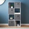 Lokken 8 Cube Shelving Unit With 4 Baskets
