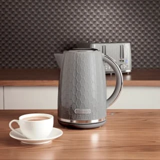 Goodmans Textured Kettle - Grey 4 Goodmans Textured Kettle - Grey - Image 2