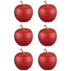 B&M Apple Decorations 6pk -Household Product Store 387538 apples 2