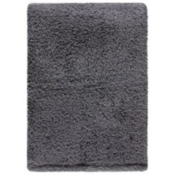 Simply Everyday Teddy Rolled Throw - Grey 9 Simply Everyday Teddy Rolled Throw - Grey -Household Product Store 388688 simply teddy rolled throw grey 4