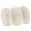 Simply Everyday Teddy Rolled Throw - Cream