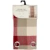 B&M Highland Woven Check Panel 54 X 86" - Red -Household Product Store 388872 highland red check panel