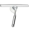 B&M Chrome Shower Squeegee -Household Product Store 389837 chrome shower squeegee
