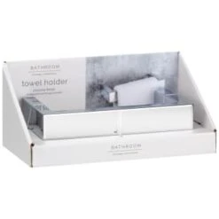 B&M Chrome Fitted Towel Ring -Household Product Store 389953 chrome fitted towel holder 5