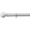 B&M Shiny Nickle Gem Curtain Pole 70 - 120cm -Household Product Store 390203 390206 shiny nickle gem curtain pole