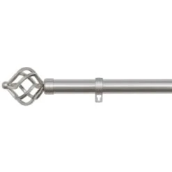 B&M Steel Mace Cage Curtain Pole 70 - 120cm -Household Product Store 390208 390209 steel mace cage curtain pole 1