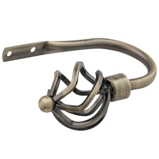 B&M Antique Brass Mace Curtain Hold Backs 2pk 3 B&M Antique Brass Mace Curtain Hold Backs 2pk