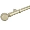 B&M Shiny Gold Orb Curtain Pole 70 - 120cm 2 B&M Shiny Gold Orb Curtain Pole 70 - 120cm -Household Product Store 390239 390240 shiny gold orb round pole 3