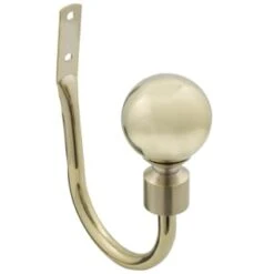 B&M Shiny Gold Orb Curtain Hold Backs 2pk 5 B&M Shiny Gold Orb Curtain Hold Backs 2pk -Household Product Store 390241 shiny gold orb pair holdbacks 2