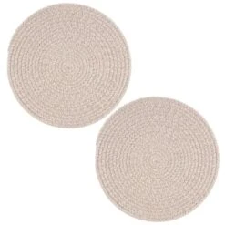 B&M Cotton Woven Placemats 2pk 7 B&M Cotton Woven Placemats 2pk -Household Product Store 390337 2pk cotton woven placemats natural 2
