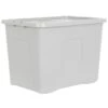 B&M Storage Box With Lid 80L - Grey -Household Product Store 391381 grey 80l storage box and lid 3