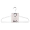 B&M Adult Clear Plastic Hanger 6pk -Household Product Store 392151 6pk clear plastic hangers