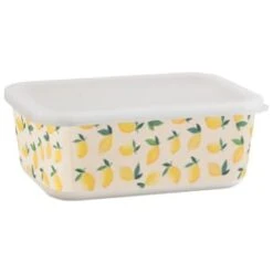 B&M Rectangular Tubs 2pk - Lemons -Household Product Store 392929 2pk reuse and repurpose rectangle tubs lemon 5