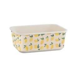 B&M Rectangular Tubs 2pk - Lemons -Household Product Store 392929 2pk reuse and repurpose rectangle tubs lemon 6