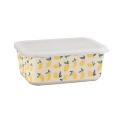 B&M Rectangular Tubs 2pk - Lemons -Household Product Store 392929 2pk reuse and repurpose rectangle tubs lemon 7