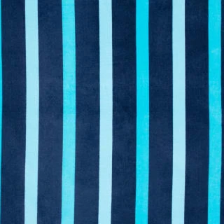B&M Adult's Beach Towel - Blue Stripes 5 B&M Adult's Beach Towel - Blue Stripes - Image 3