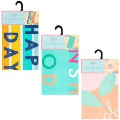 B&M Adult's Beach Towel - Sunshine & Good Times 10 B&M Adult's Beach Towel - Sunshine & Good Times -Household Product Store 393919 adult slogan beach towel group