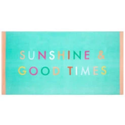 B&M Adult's Beach Towel - Sunshine & Good Times