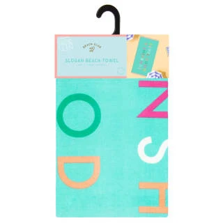B&M Adult's Beach Towel - Sunshine & Good Times 4 B&M Adult's Beach Towel - Sunshine & Good Times - Image 2