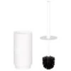 Simply Everyday Matte White Toilet Brush -Household Product Store 394036 matte toilet brush 2