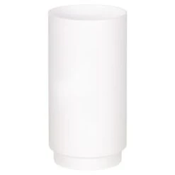 Simply Everyday Matte White Toilet Brush -Household Product Store 394036 matte toilet brush 3