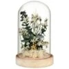B&M Floral Decoration In Glass - Green -Household Product Store 394343 floral decoration in glass