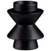 B&M Eden Life Ceramic Candle Holder - Black -Household Product Store 394358 black candle holder