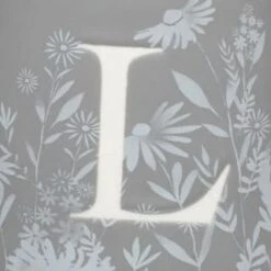 B&M Floral Alphabet Mug (Assorted) -Household Product Store 394397 floral alphabet mug grey l 2