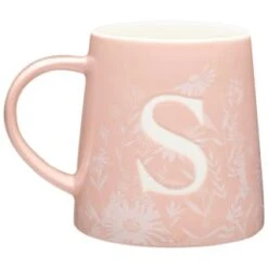 B&M Floral Alphabet Mug (Assorted)
