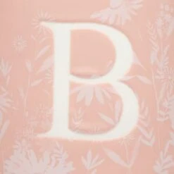 B&M Floral Alphabet Mug (Assorted) -Household Product Store 394402 floral alphapet mug pink b 2