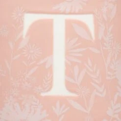 B&M Floral Alphabet Mug (Assorted) -Household Product Store 394402 floral alphapet mug pink t 2