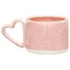 B&M Heart Handle Speckled Mug 1 B&M Heart Handle Speckled Mug -Household Product Store 394404 heart handle speckled mug