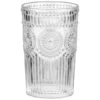 B&M Embossed Glass Tumbler -Household Product Store 394423 embossed tumbler